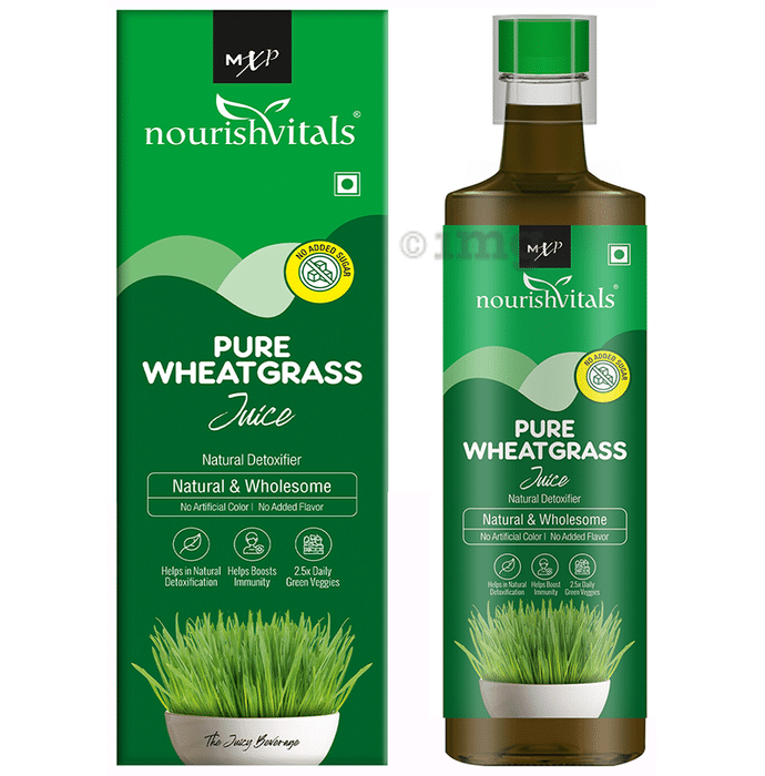NourishVitals Pure Wheatgrass Juice