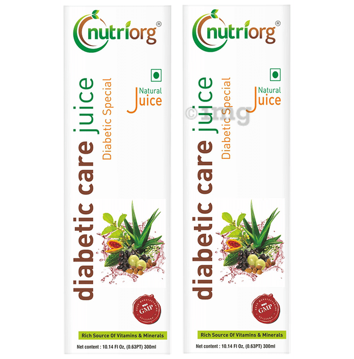 Nutriorg Diabetic Care Juice (300ml Each)