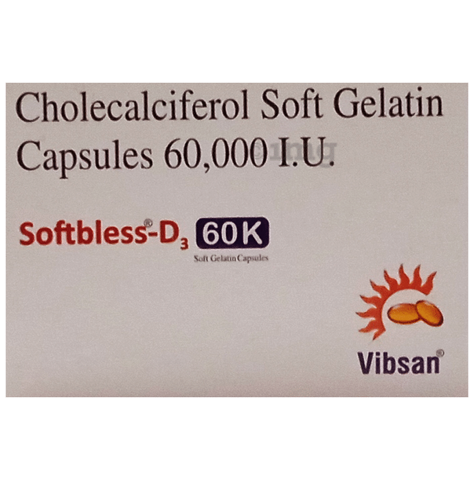 Softbless-D3 60K Soft Gelatin Capsule