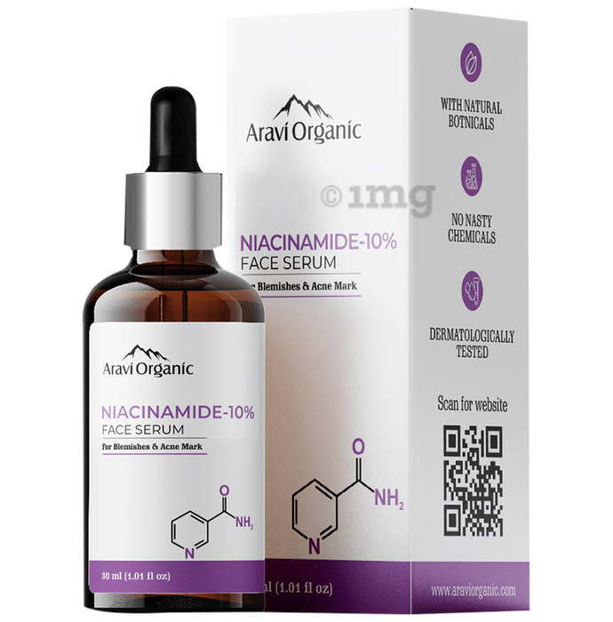 Aravi Organic 10% Niacinmide Face Serum