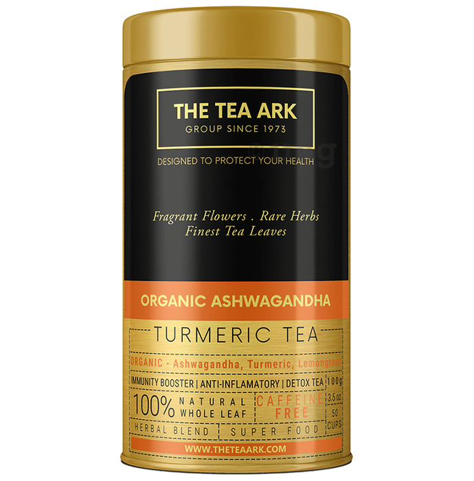 The Tea Ark Organic Ashwagandha Turmeric Tea