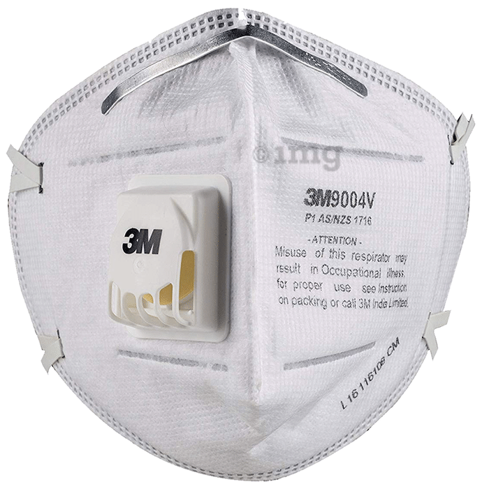 3M 9004V Particulate Respirator Mask White