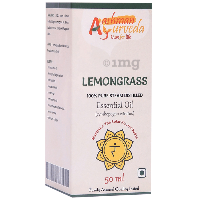 Aashman Ayurveda 100% Pure Steam Distilled Essential Oil Lemongrass