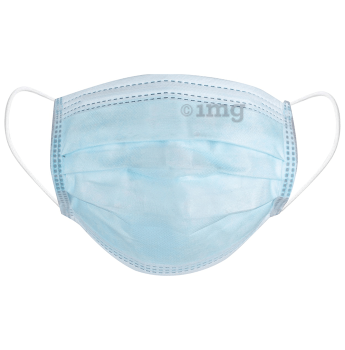 SLC 3 Layer Surgical Disposable Face Mask with Meltblown Filter & Nose Pin Mask
