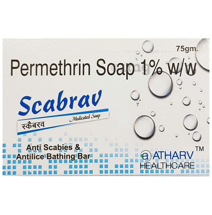 Scabrav Permethrin Soap Buy 1 Get 1 Free