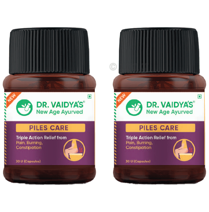 Dr. Vaidya's Piles Care Capsule (30 Each)