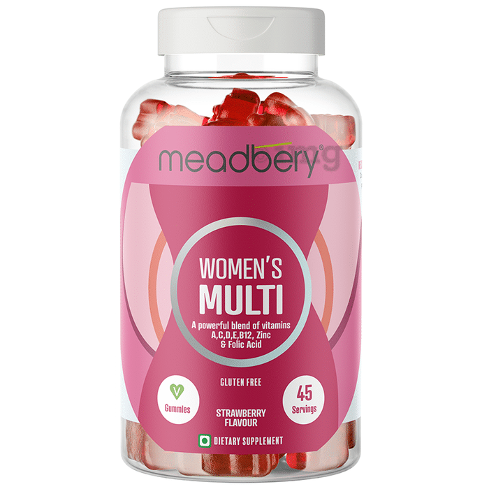 Meadbery Women's Multi Gummies Strawberry