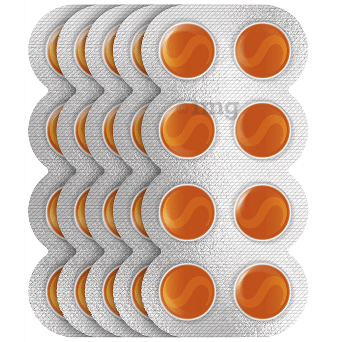 Strepsils Medicated Lozenges for Sore Throat Relief (8 Each) | Flavour Ginger & Lemon
