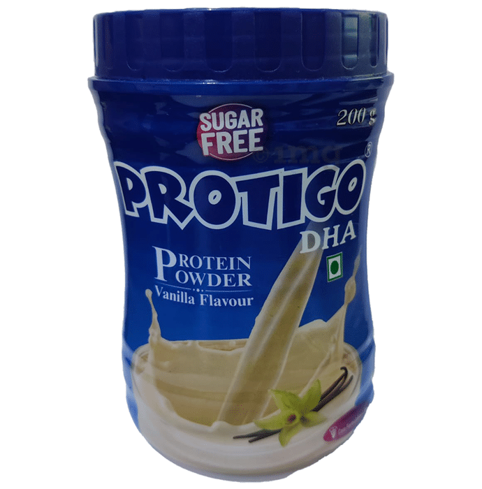 Protigo DHA Protein Powder | Sugar Free | Flavour Vanilla