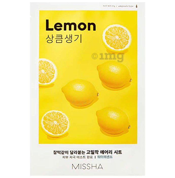 Missha Airy Fit Sheet Mask (20gm Each) Lemon