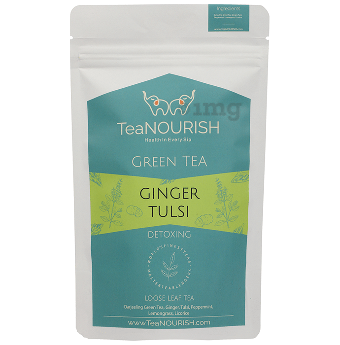 TeaNourish Ginger Tulsi Green Tea