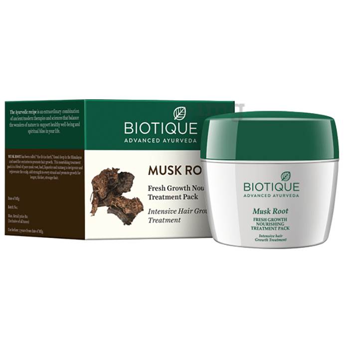 Biotique Musk Root Fresh Growth Nourishing Treatment Pack