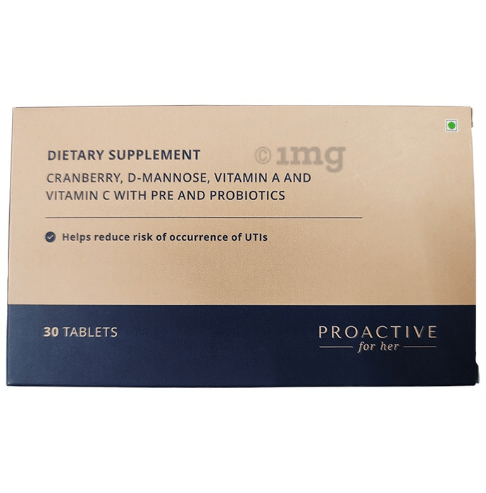 Proactive For Her Dietary Supplement Tablet for UTIs Tablet