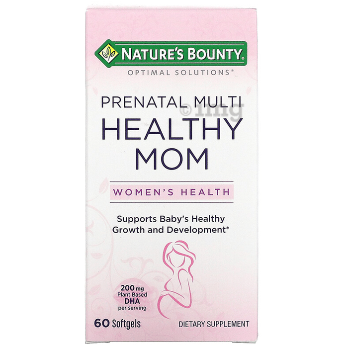 Nature's Bounty Optimal Solutions Healthy Mom Prenatal Softgel