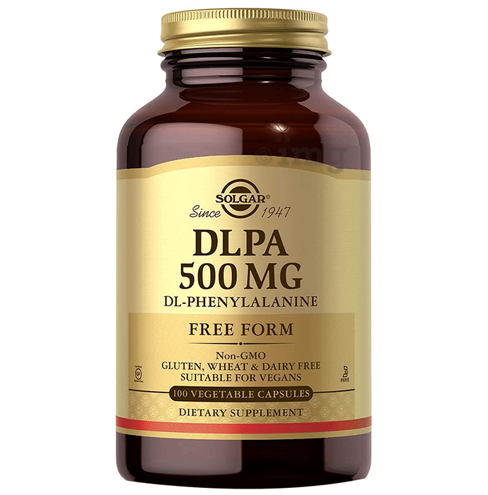 Solgar DLPA DL-Phenylalanine 500mg Vegetable Capsule