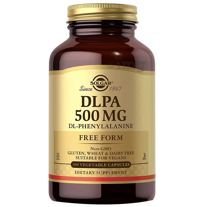 Solgar DLPA DL-Phenylalanine 500mg Vegetable Capsule