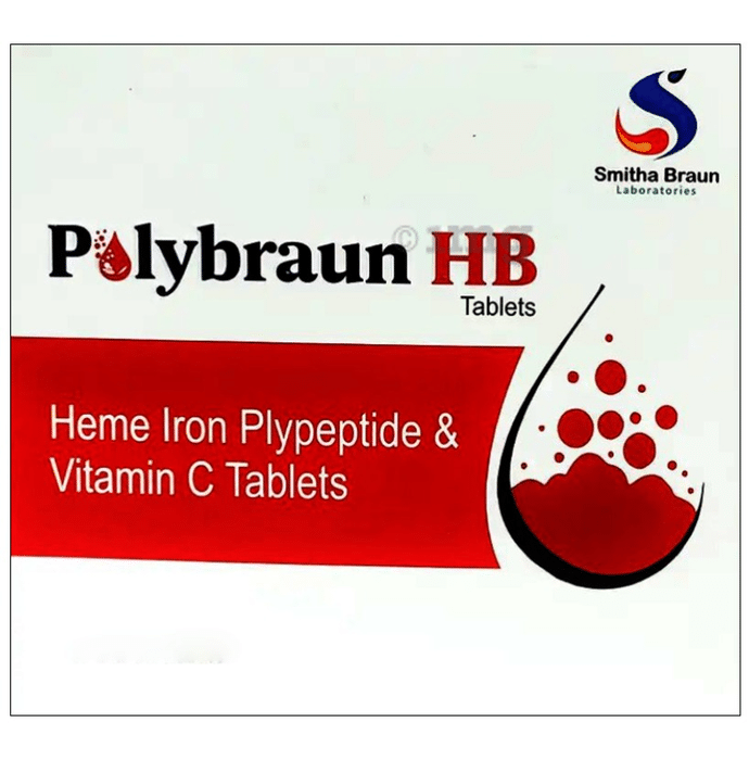 Polybraun HB Tablet: Buy strip of 10.0 tablets at best price in India | 1mg