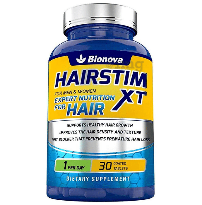 Bionova Hairstim XT Expert Nutrition for Hair | Men & Women Tablet