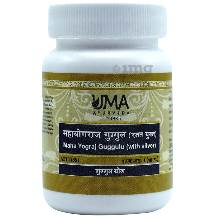Uma Ayurveda Maha Yograj Guggulu (with Silver) Tablet