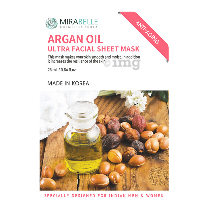 Mirabelle Cosmetics Korea Argan Oil Ultra Facial Sheet Mask