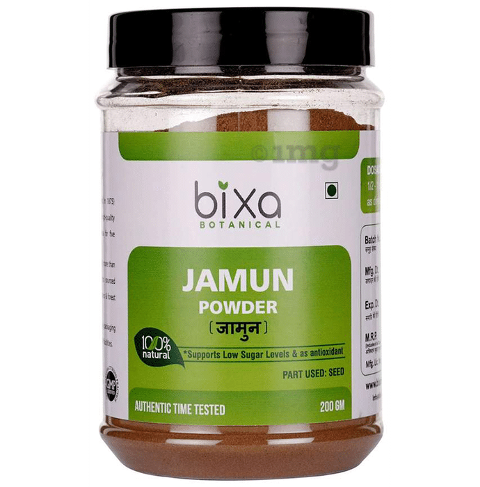 Bixa Botanical Jamun Powder Buy Jar Of 200 Gm Powder At Best Price In India 1mg 7592