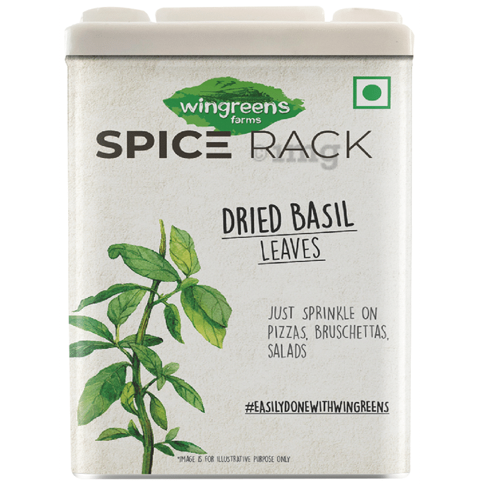 Wingreens Farms Spice Rack Dried Basil Leaves (30gm Each)