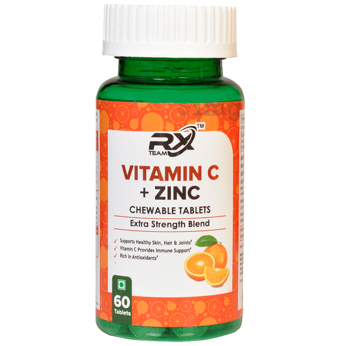Team Rx Vitamin C + Zinc Chewable Tablet