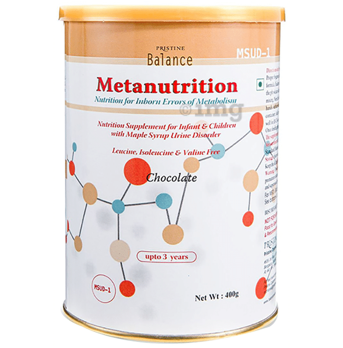 Pristine Balance Metanutrition MSUD 1 (Upto 3 Years) for Metabolism | Flavour Powder Chocolate