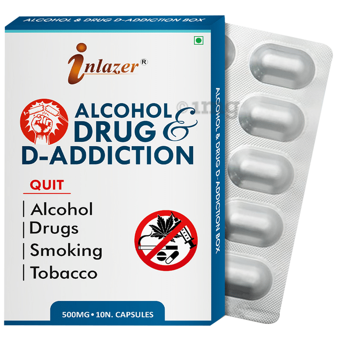 Inlazer Alcohol & Drug D-Addiction Capsule