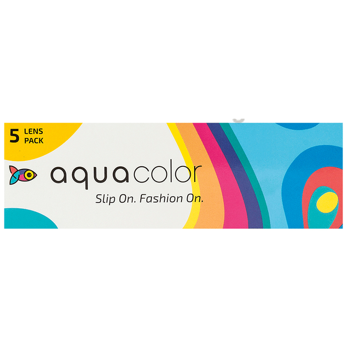 Aquacolor Daily Disposable Colored Contact Lens with UV Protection Optical Power -1.5 Envy Green
