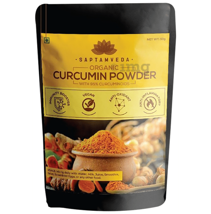 Saptamveda Organic Curcumin Powder