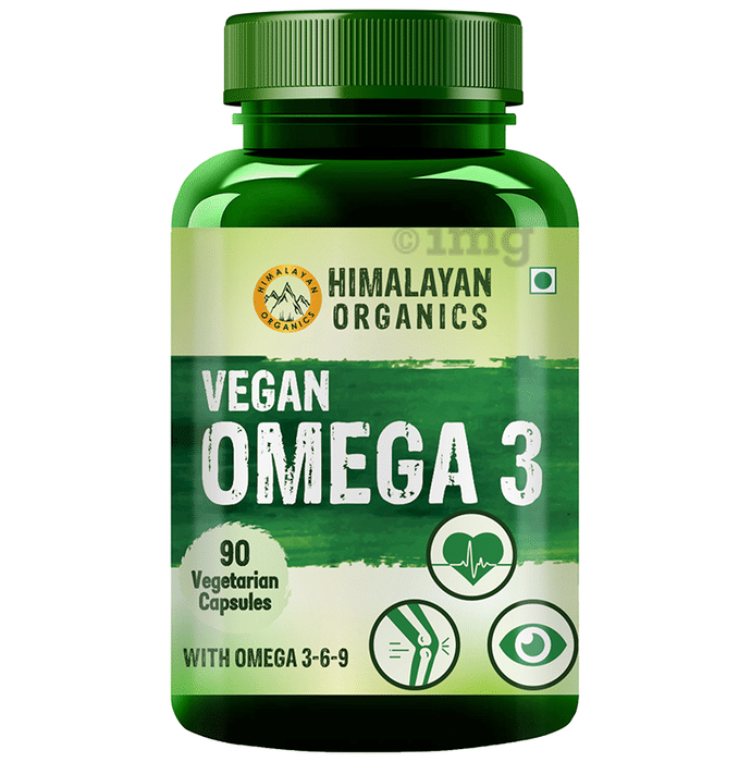 Himalayan Organics Vegan Omega 3 Vegetarian Capsule
