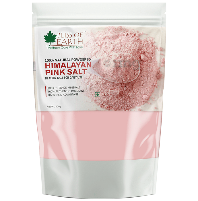 Bliss of Earth 100% Authentic Pakistani Himalayan Pink Salt Powder