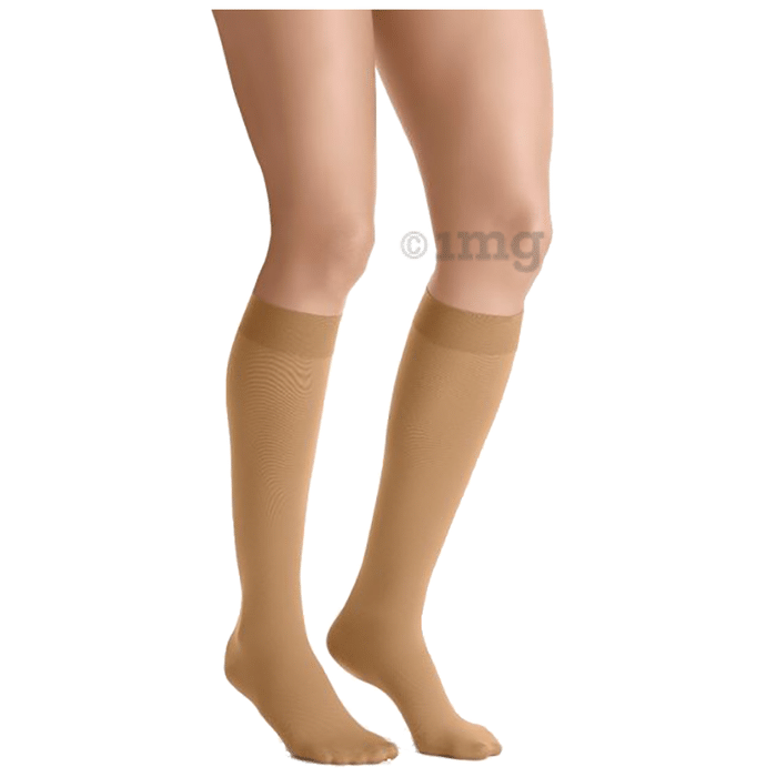 Jobst Relief Knee High Medical Compression Stockings Medium 15-20mmHg - Class 1