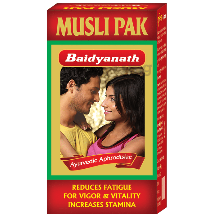 Baidyanath Musli Pak Powder | Reduces Fatigue & Increases Stamina, Vigour & Vitality