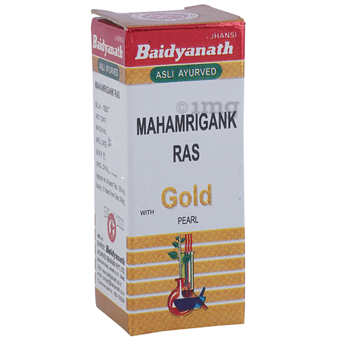 Baidyanath (Jhansi) Mahamrigank Ras with Gold Pearl Tablet