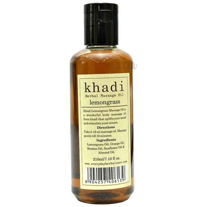 Khadi Herbal Massage Oil Lemongrass
