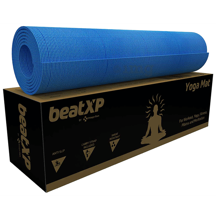 beatXP GHVMEDFIT063 Yoga Mat Blue 6mm