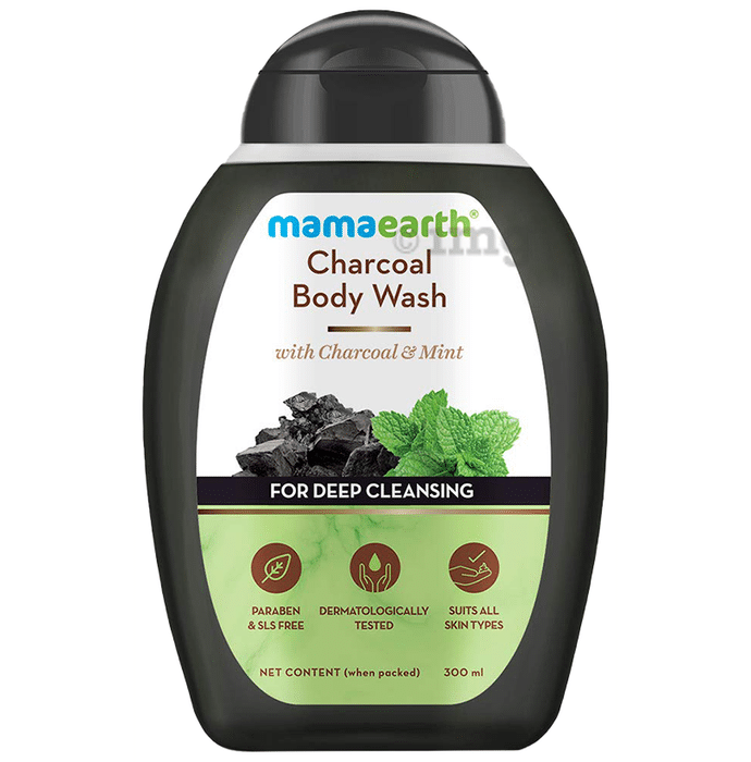 Mamaearth Charcoal Body Wash | Paraben & SLS-Free | For All Skin Types