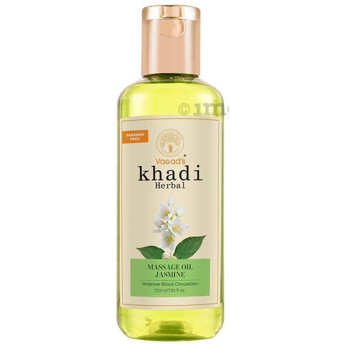 Vagad's Khadi Herbal Massage Oil Jasmine