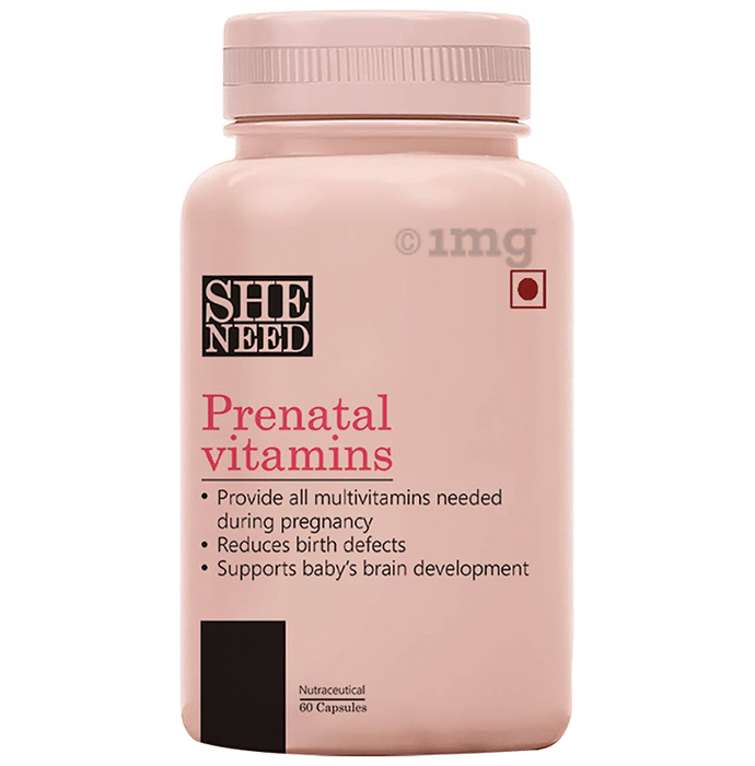 SheNeed Prenatal Vitamins Tablet for Women | Supports Healthy Pregnancy
