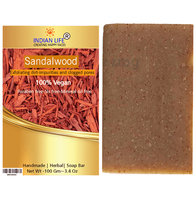 Indian Life Sandalwood Soap Bar