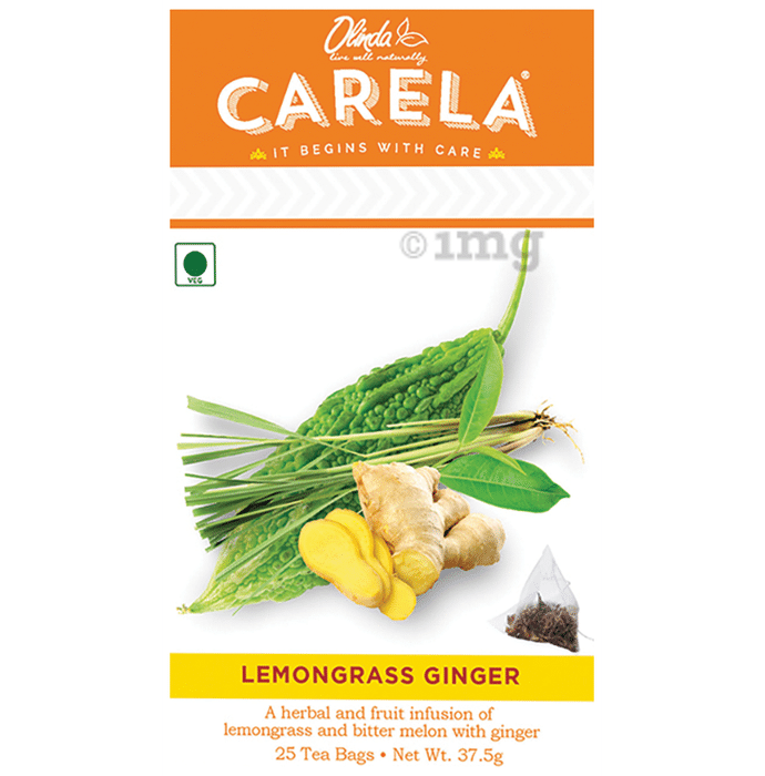 Olinda Carela Tea (1.5gm Each) Lemongrass Ginger