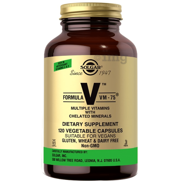 Solgar Formula VM 75 Multivitamin with Chelated Minerals | Vegetable Capsule