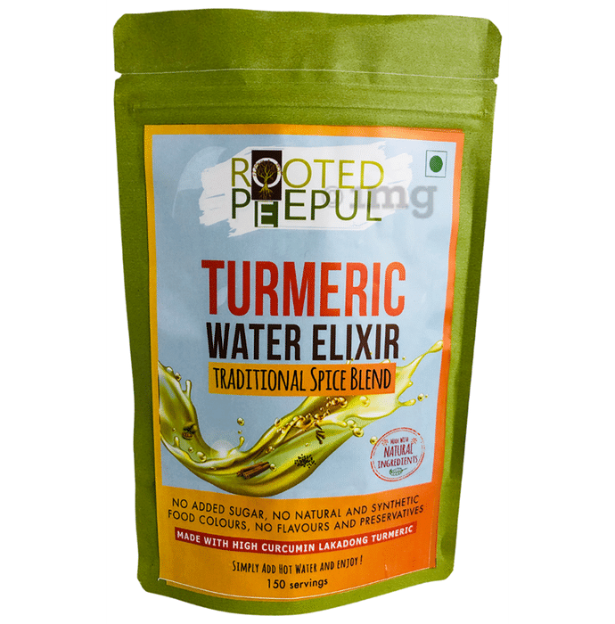 Rooted Peepul Turmeric Water Elixir Traditional Spice Blend