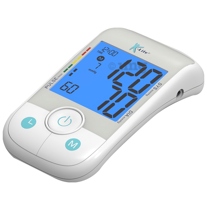 K-Life BPM 108 Fully Automatic Digital Electronic Blood Pressure Checking Monitor White