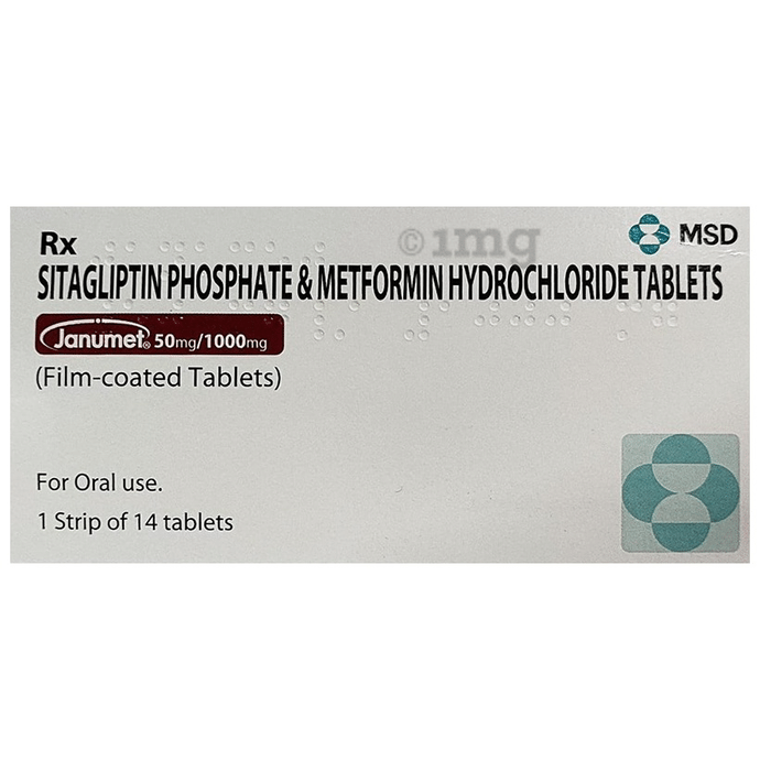 Janumet 50mg/1000mg Tablet