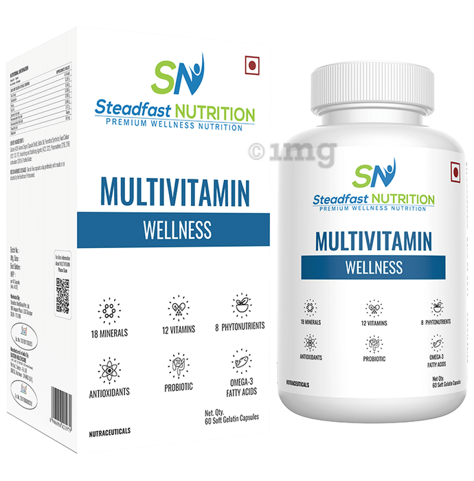 Steadfast Nutrition Multivitamin Wellness Soft Gelatin Capsule