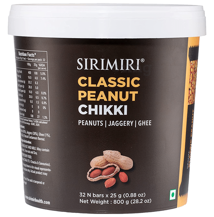 Sirimiri Peanut Chikki Bar (25gm Each)