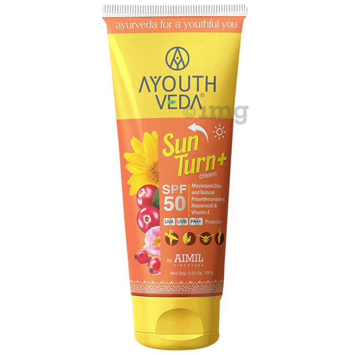Ayouth Veda Sun Turn + SPF 50 Cream